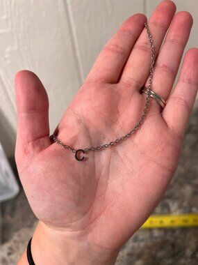 C monogram necklace